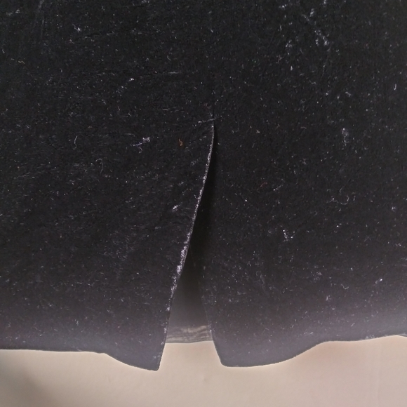 Vintage · Ann Taylor · Black Velvet A-Line Skirt - Picture 8 of 8